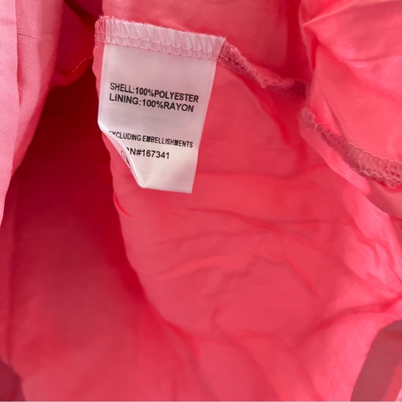 Hello Molly Size X-Large Silhouette Of Dreams Strapless Mini Dress Pink NWT - Picture 4 of 8